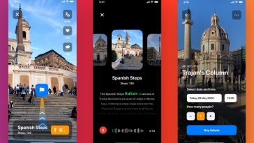 Free Audio Guide Navigation Figma App Template