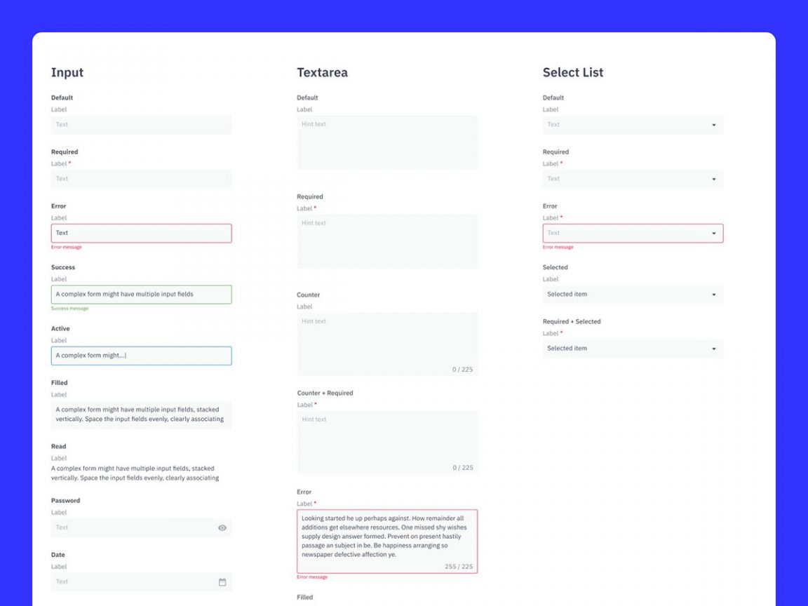 Free Figma Form Builder Components - Free Figma Template