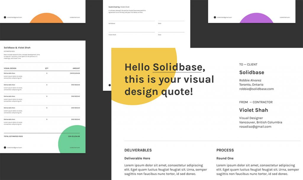 Figma Freelance Contract Template