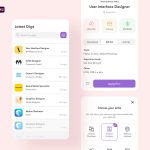 Free Job App Template for Figma