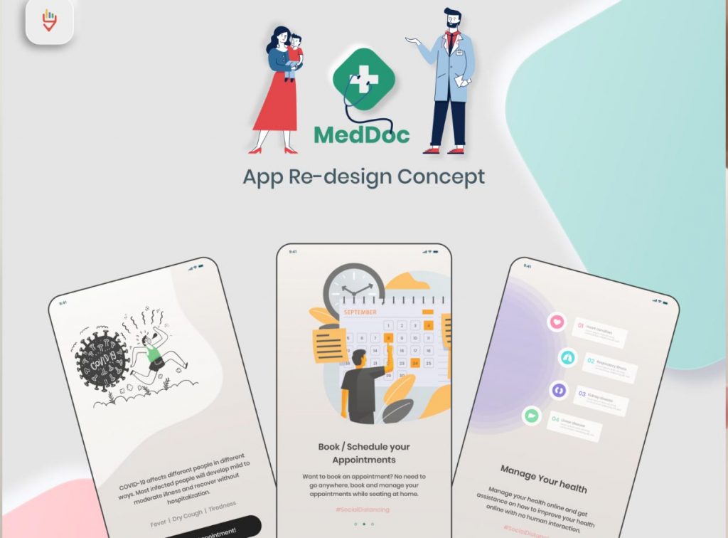 Figma Doctor Appointment Onboarding