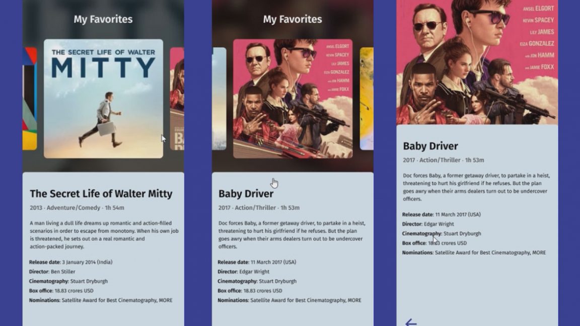 Free Movie Review App Concept Figma Figma Template