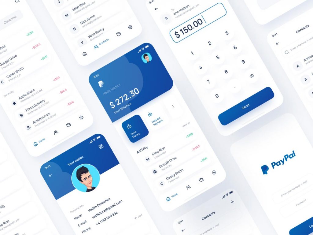 Paypal Figma Redesign Concept