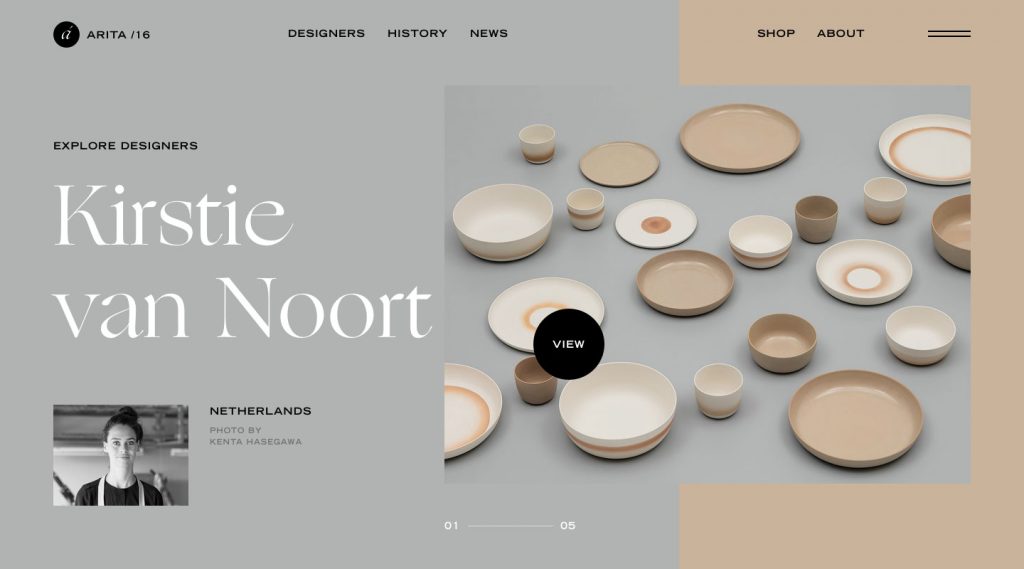 Porcelain Anim Website Template Figma