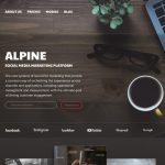 Free Alpine Figma Website Template