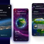 Space Exploration Mobile App Figma Concept