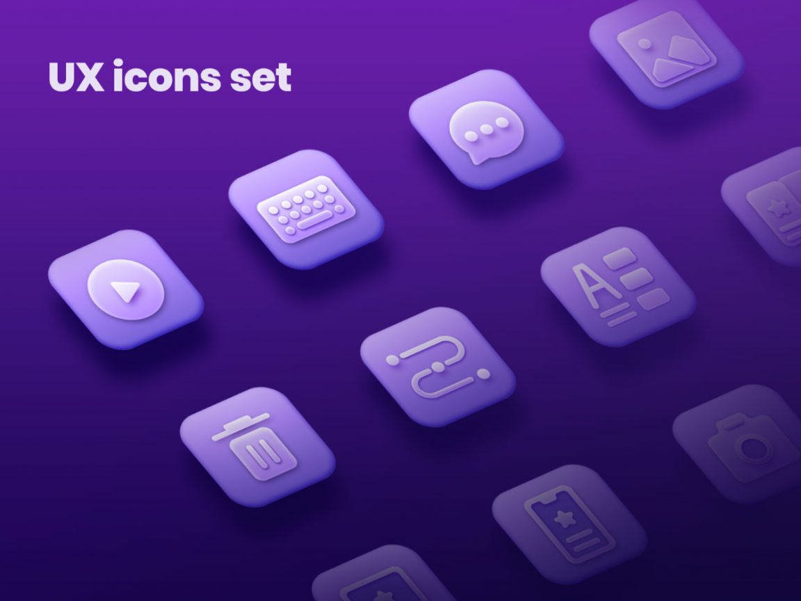 UX Icons Figma Freebie - Free Figma Template