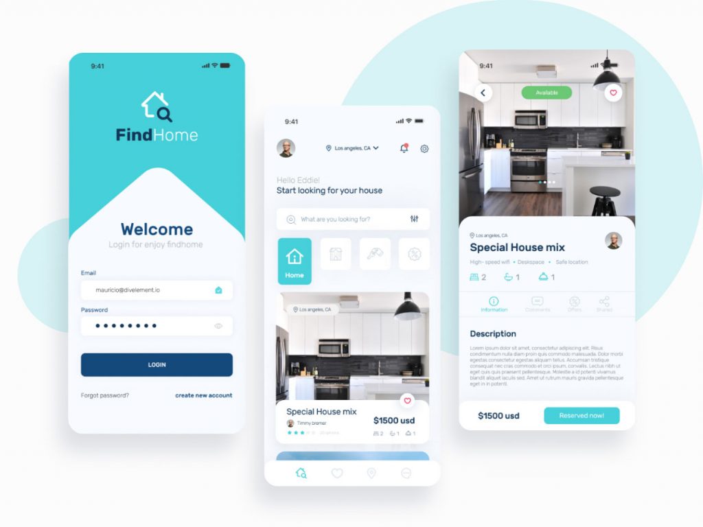 Rental Mobile App Figma Template