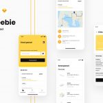 Parcel Delivery App Figma Sketch Template