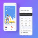 Transport and Parking Spot Finder Figma App