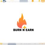 Burn App Icon Logo Design in Figma