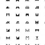 M Logo Drafts Ideas made in Figma