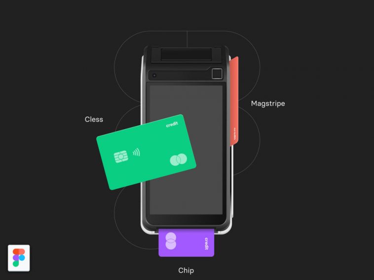 Payment Device Mockup Saturn 1000