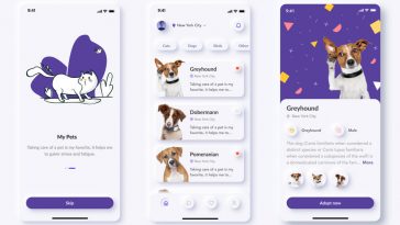 Pet Adoption Mobile App Figma Template