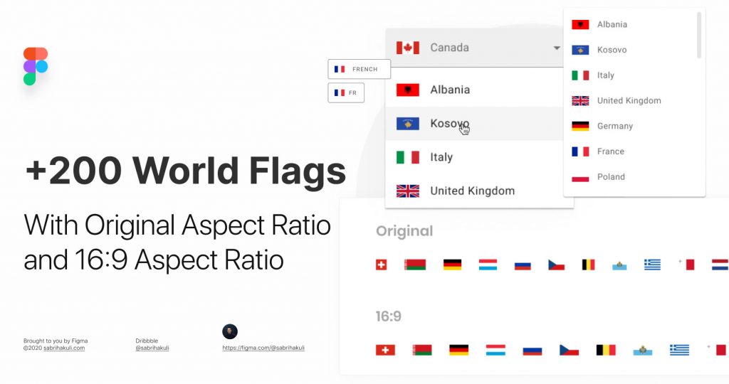 Free 200 Free Figma World Flags - Free Figma Template s