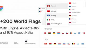 200 Free Figma World Flags
