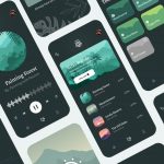 Figma Free Meditation App Template Dark