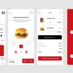 Free Food Ordering Figma App Template