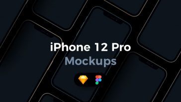 iPhone 12 Pro Mockups for Sketch + Figma