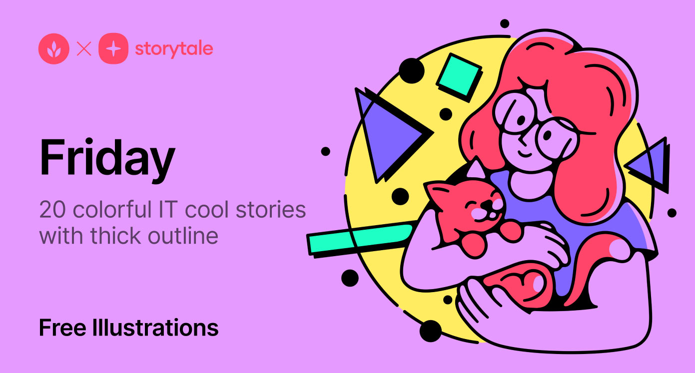 Free Free Figma Friday illustration pack - Free Figma Template