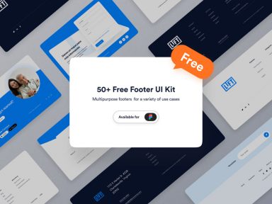50 Free Footers Templates for Figma - Free Figma Template