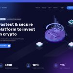 Cryptocurrency Website Template for Figma