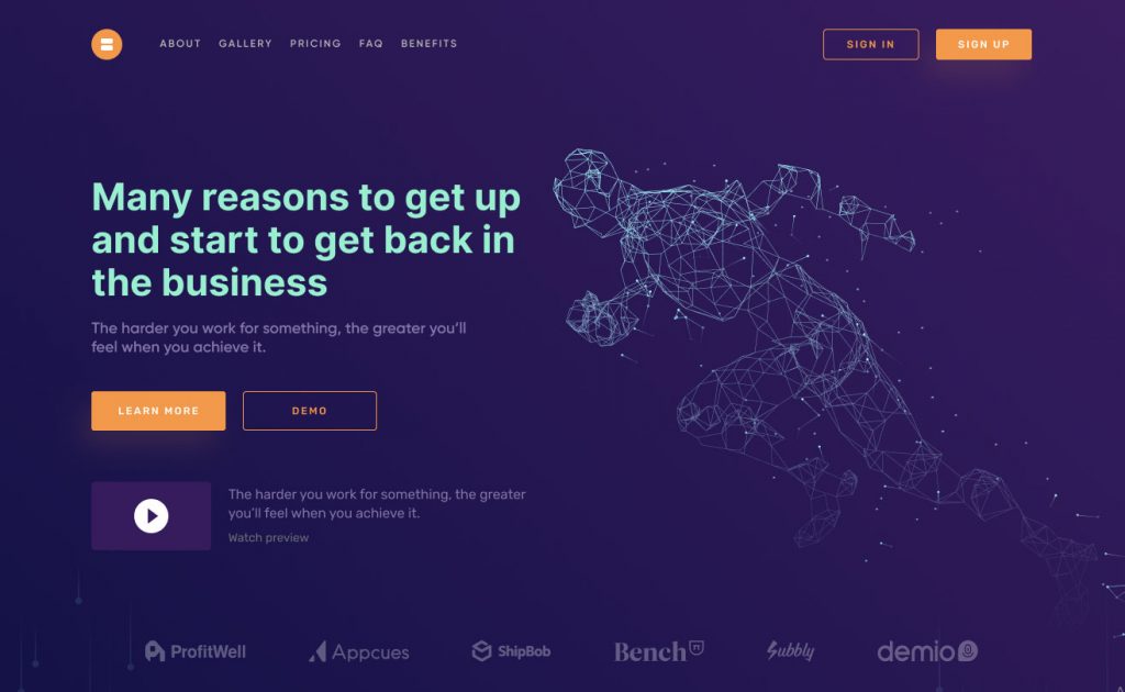 Data Processing Company Figma Landing Page Template