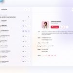 Figma Contact Manager Dashboard Template