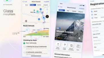 Figma Travel Service App UI Template