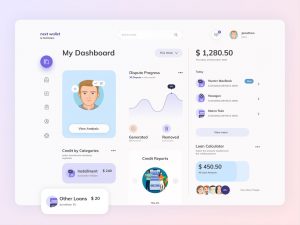 Free Finance Dashboard Figma Concept Design - Free Figma Template