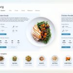 Free Food Recipes UI Dashboard Figma Template