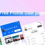 4 Free Figma User Profile Screens Template