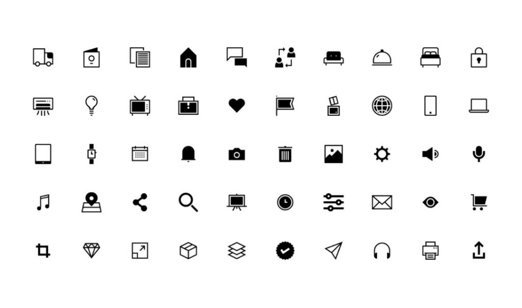 50 Free Figma Generic Icons - Free Figma Template