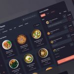 Figma Food Tablet POS Dark Template