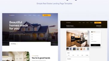 Figma Free Real Estate Website Template