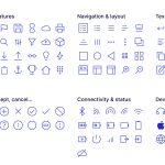 simple line figma icons set
