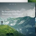 Mountain Hiking Landing Page Template for Figma