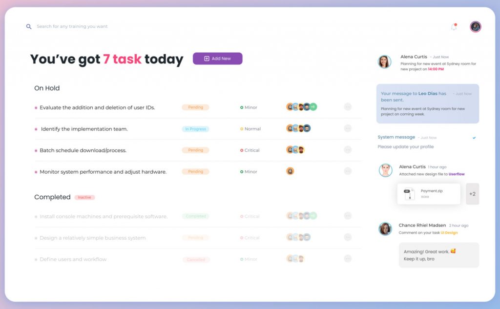ToDo List Task Management Figma Screen