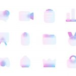 100 Free Glass Figma Icons