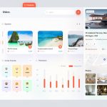 Figma Travel Dashboard UI Concept Design
