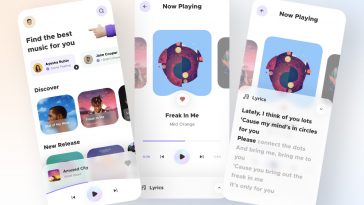 Music Player App UI for Figma