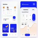 Students Mobile Dashboard UI Figma Template