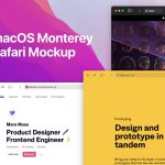 Free Figma macOS Monterey Safari Mockup