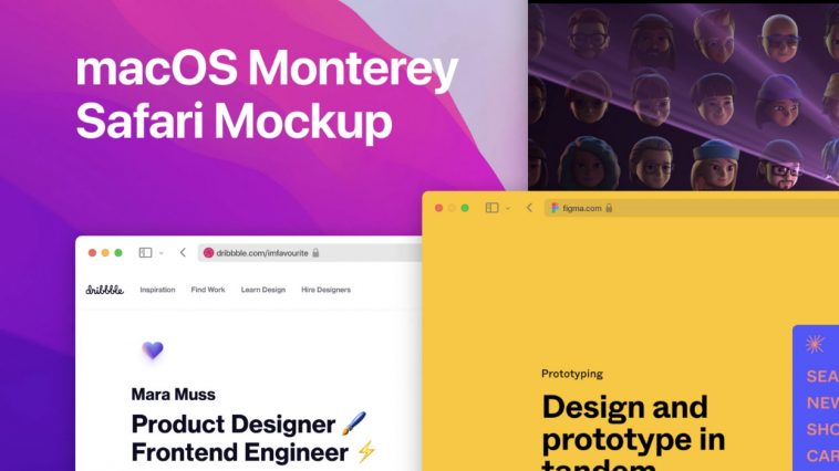 Free MacOS Monterey Free UI Kit for Figma - Free Figma Template