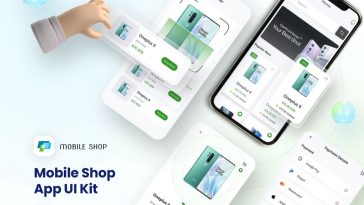 Figma Online Mobile Shop Template (Demo)