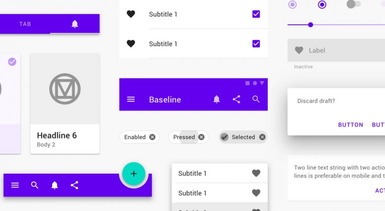 Base Figma Material UI kit for Free - Free Figma Template