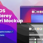 Figma macOS Monterey Safari Mockup