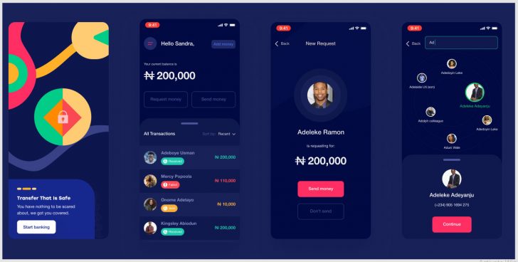 Figma Fintech App Concept Design - Free Figma Template