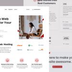 Hosting Company Figma Landing Page Template