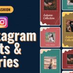 Autumn Fashion Instagram Posts Design Figma templates